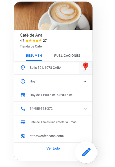 Informacion escencial del comercio